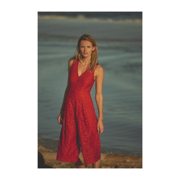 Anthropologie Pants - Anthropologie Jaeda Lace Wide-Leg Jumpsuit new